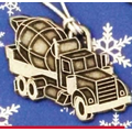 Cast Vehicle Holiday Ornament - Cement Mixer